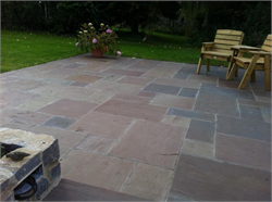 Autumn Blend Sandstone Patio